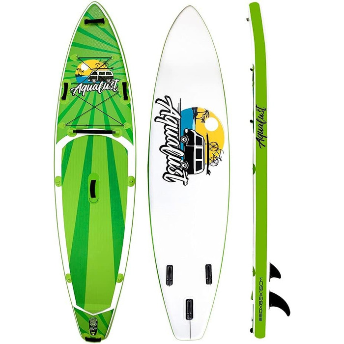 Надувна весла ISUP 330см Синій (Зелений), 10'8 Cruiser SUP Board