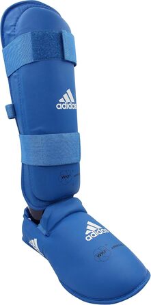 Захист гомілки та стопи Adidas WKF для карате, знімна устілка, XL, синій