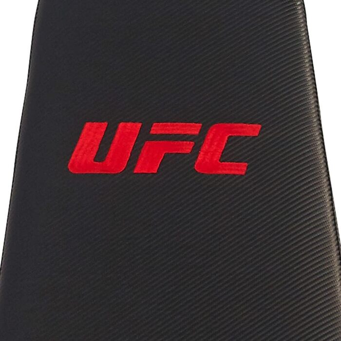 Лава з вагою UFC Deluxe FID лава Лава для тренувань до 450 кг Може використовуватися як плоска лава, похила лава, негативна лава та лава для живота Спинка в 7 напрямках регулюється з ручкою для транспортування та коліщатками