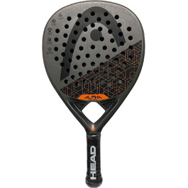 Ракетка HEAD Padel Graphene 360 Alpha Control, чорний/помаранчевий 2022