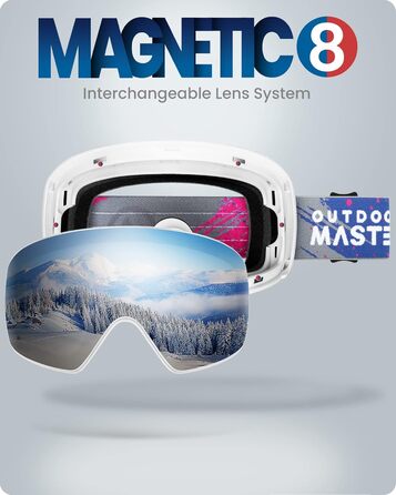 Окуляри OutdoorMaster 210, магнітна лінза, UV400, антифог