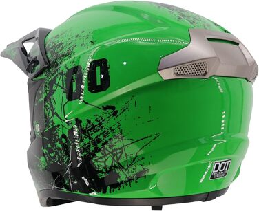 Дитячий і дорослий мотокросовий шолом Fullface для MTB, Downhill, BMX, мотоцикла, з окулярами і рукавичками