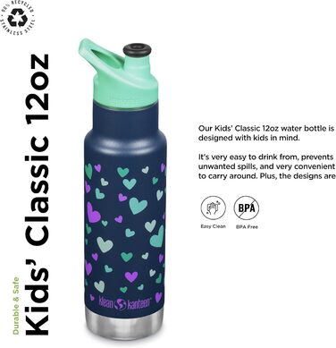 Пляшка Klean Kanteen Classic для дорослих, унісекс, сталева