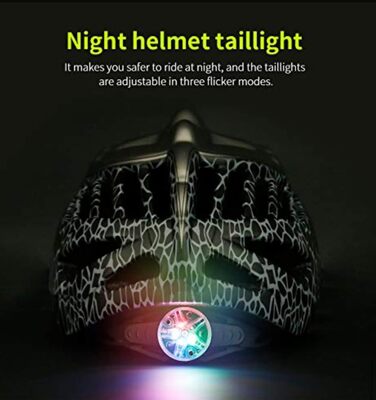 Дитячий велосипедний шолом із LED-підсвіткою, 3D динозавр, регульований, дихаючий, для хлопчиків і дівчаток 3-8 років, для велосипеда, скейтборда, самоката