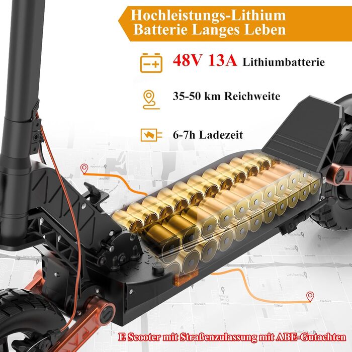 Електросамокат JOYOR S5, 40-90 км, 48/60V, подвійна амортизація, 150 кг