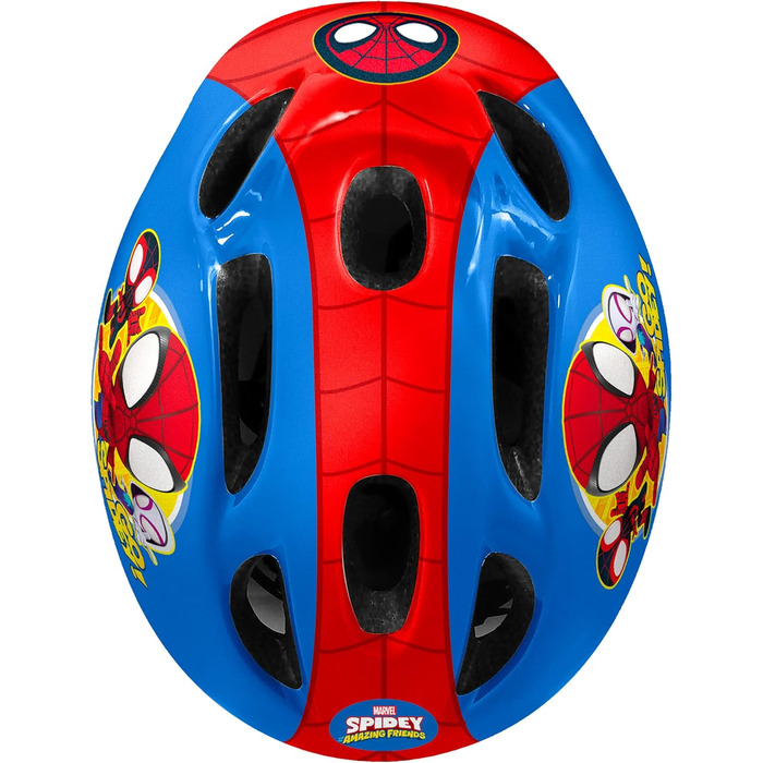 Дитячий велосипедний шолом Spidey, червоно-синій, розмір S