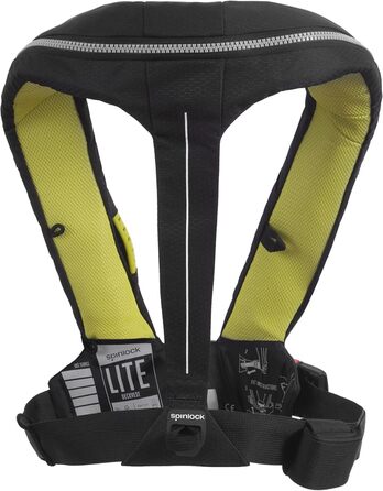 Рятувальний жилет Spinlock DeckVest LITE - Чорний - Легкий - Ультралегкий і низькопрофільний, зручна конструкція