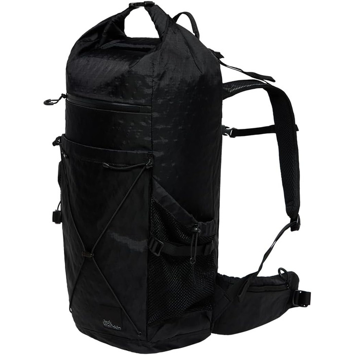 Рюкзак Jack Wolfskin Wandermood Rolltop 30 л унісекс, для туризму, чорний