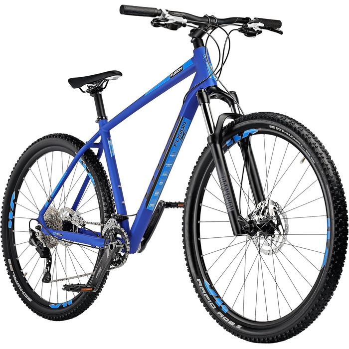 Дюймовий гірський велосипед чоловічий MTB велосипед Hardtail Fusion x Shimano 2x10 Deore RD-M4120 SGS - ROCKSHOX Judy - висота рами 42, 46, 50 і 54 - модельний рік 2023 42см (зріст 155-165см), 29