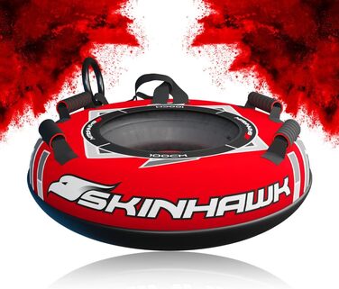 Санчата Skinhawk Premium Snow Tube (Червоні, 100 см)