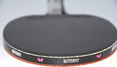 Ракетка для настільного тенісу Butterfly Timo Boll Platinum Ракетка для настільного тенісу Bat TT Ракетка для професійних змагань для просунутих гравців Сертифікована ITTF гума Pan Asia Анатомічна форма ручки