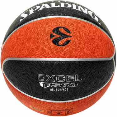 Баскетбольні м'ячі Spalding 77101Z чорний/помаранчевий р.7