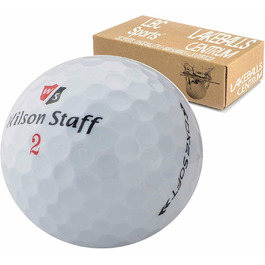 М'які м'ячі для гольфу Wilson DX2/Duo - AAAAA - Білий - Lakeballs