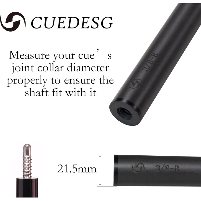 Більярдний кий CUEDESG, стік для більярду