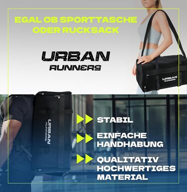 Сумка Urban Runners 3-в-1 50л рюкзак, дорожня, мокре відділення