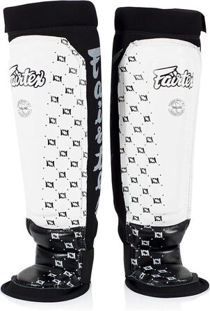 Щитки для гомілки Fairtex SP6 XL білі/чорні