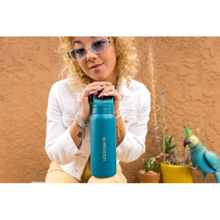 Пляшка LifeStraw Go Series 710 мл, фіолетова