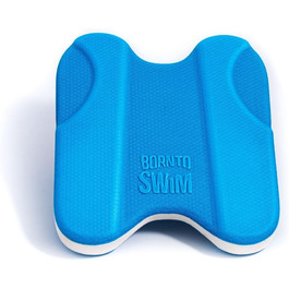 Дошка для плавання BornToSwim Pro Pullkick, синя, 30x27x4 см