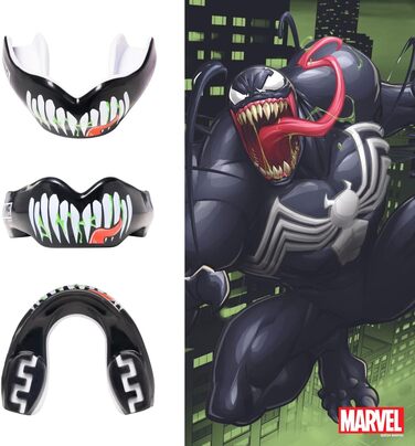 Капа Marvel Venom - один розмір, для брекетів, повноконтактні види спорту