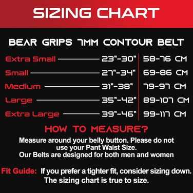 Пояс для важкої атлетики Bear Grips, шкіра, сталева пряжка, 7 мм, 10,2 см