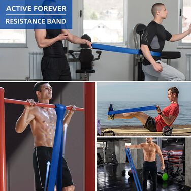 ACTIVE FOREVER Резиновий фітнес-еспандер для силових тренувань, пілатесу, йоги