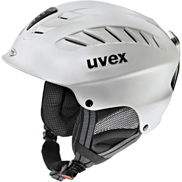 Гірськолижний шолом UVEX X-Ride Motion L (58 - 60 см) Сріблястий матовий