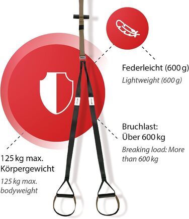 Оригінальний тренажер Variosling Sling Trainer Model 2023 року з плакатом вправ DVD інструкції з безпеки для тренування всього тіла (базовий зелений)