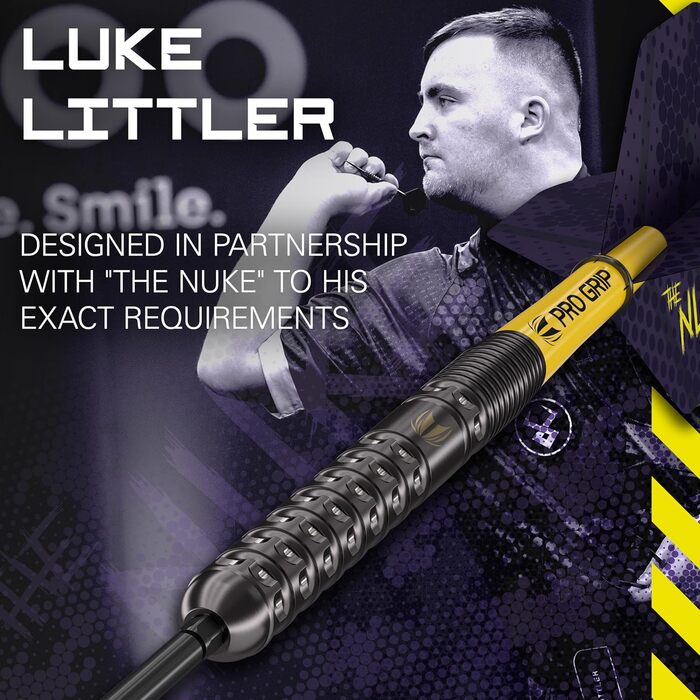 Набір дротиків Luke Littler G1 90, вольфрамова сталь 22G/23G/24G