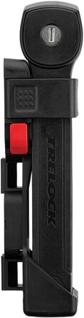 Складаний велосипедний замок TRELOCK FS 380/85 TRIGO, 85 см, з тримачем, рівень безпеки 9, 2 ключі, чорний
