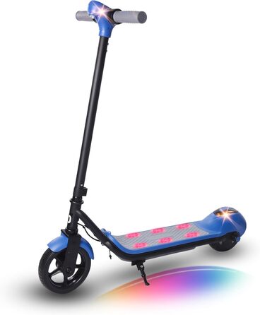 Самокат E-RIDES Kids 6-12, Rainbow Light, 5-8 км, LED, 14 км/год