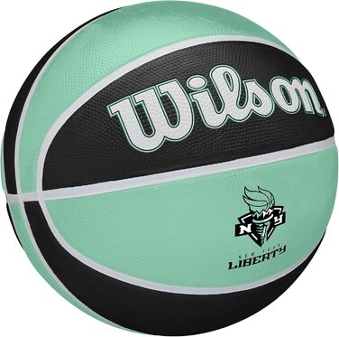 Баскетбольні м'ячі WILSON WNBA Team Tribute - жінки, офіційний продукт, розмір 15.2-72.4 см (New York Liberty)