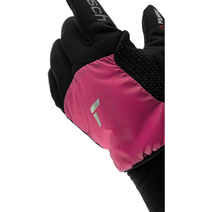 Рукавички Reusch Garhwal Hybrid Touch-TEC Unisex, сенсорні, чорно-рожеві