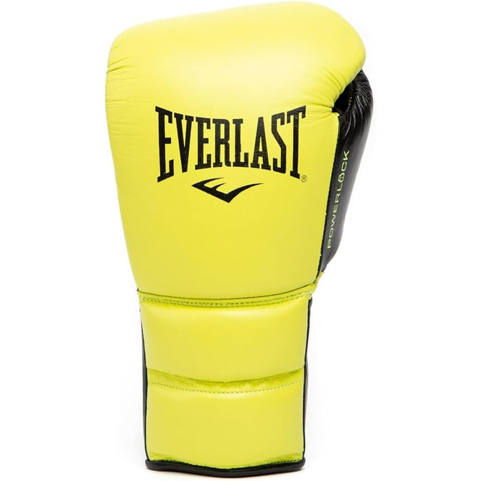 Боксерські рукавички Everlast Powerlock2 Pro неоново-жовті 16 унцій