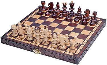Елегантні компактні шахи Sunrise Chess & Games 'Perle Klein' 29x29 см – ідеально для дітей і дорослих