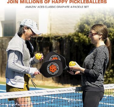 Набір Aces Signature Pickleball графітове обличчя полімерні стільники COR