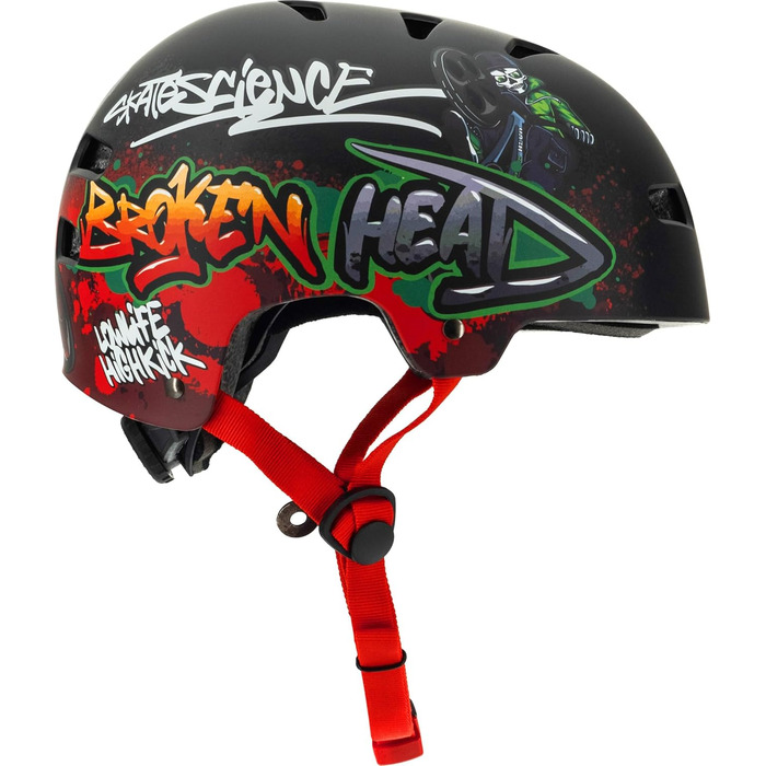Шолом Broken Head для скейтборду, велосипеда, MTB, BMX, регульований розмір