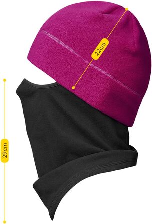 Маска для обличчя Snowledge Ski Balaclava Winter S-4XL Rose