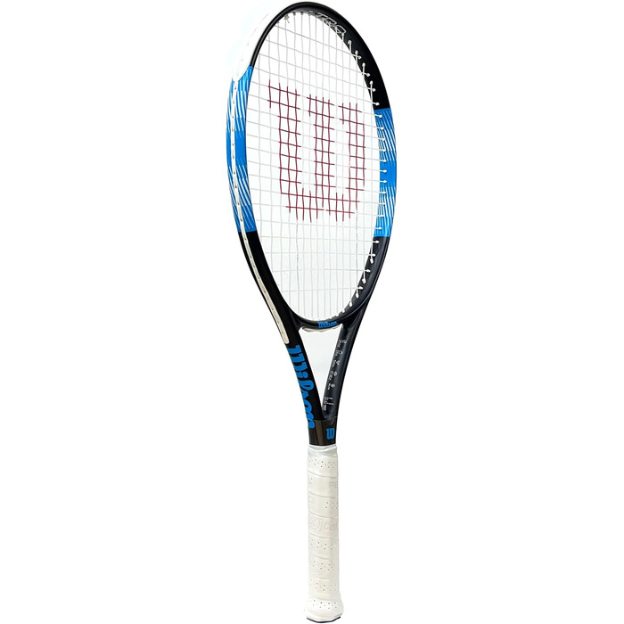 Ракетка для дорослого тенісу Wilson Ultra Elite 105 (доступна в розмірах рукоятки від 1 до 4) (ручка 1 (4 1/8 дюйма), чорна, синя, біла