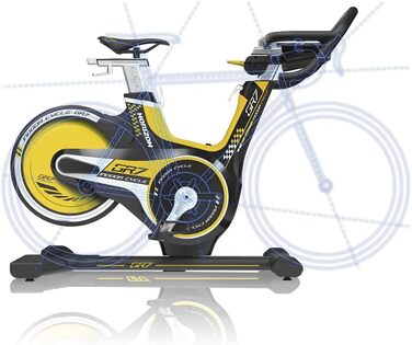 Indoor Cycle 7 Чорний/жовтий 132x56x100 см