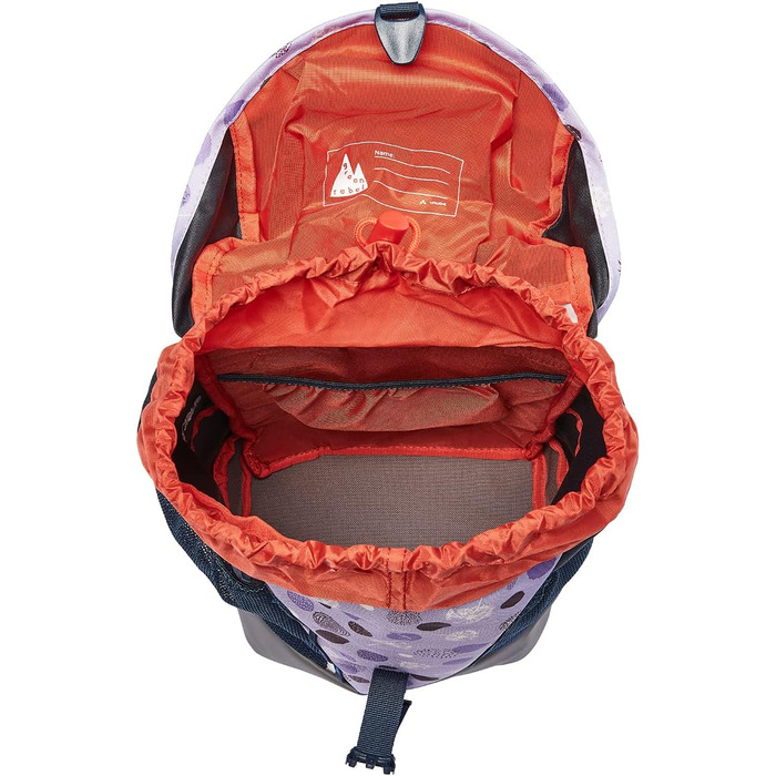 Дитячий рюкзак VAUDE Puck 10 л, синій, водонепроникний, для хлопчиків і дівчаток, з дощовиком і лупою, для школи та походів