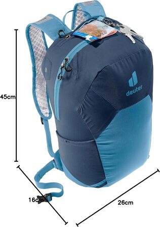 Рюкзак для туризму Deuter Speed Lite 17 л, легкий, Ink-Wave
