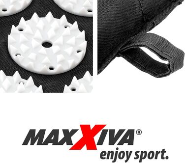 Килимок для масажу MAXXIVA 130x50см з подушкою, колір чорний