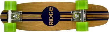 Міні-круїзер Ridge Retro Skateboard, зелений, 22 дюйми, WPB-22