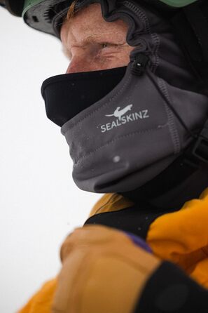 Гетри на голову SEALSKINZ водонепроникні всепогодні (сірий, S-M)