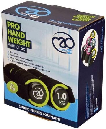 Гантелі Fitness Mad Pro 0.75 кг фіолетові для фітнесу