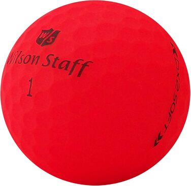 М'ячі для гольфу Wilson Staff DX2/Duo Soft Optix Червоний Матовий