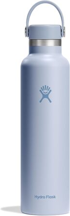 Гідрофляга HYDRO FLASK Standard Mouth 709 мл – ізольована пляшка з нержавіючої сталі, спортивна термопляшка з герметичною кришкою та ремінцем, підходить для миття в посудомийній машині – Surf