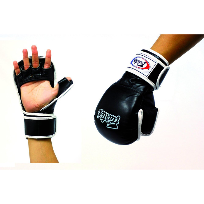 Рукавички Fairtex MMA FGV15, чорні, Freefight, Grappling XL