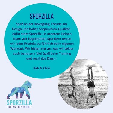 Килимок для фітнесу Sporzilla Premium XL, 80см, 8мм, не ковзає