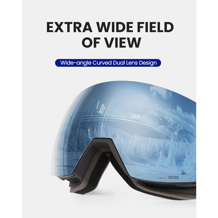 Окуляри OutdoorMaster Ultra від ZEISS, OTG, антизапотівають, магнітні